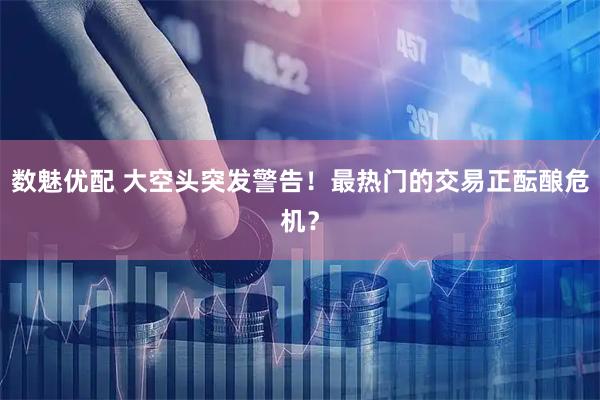数魅优配 大空头突发警告！最热门的交易正酝酿危机？
