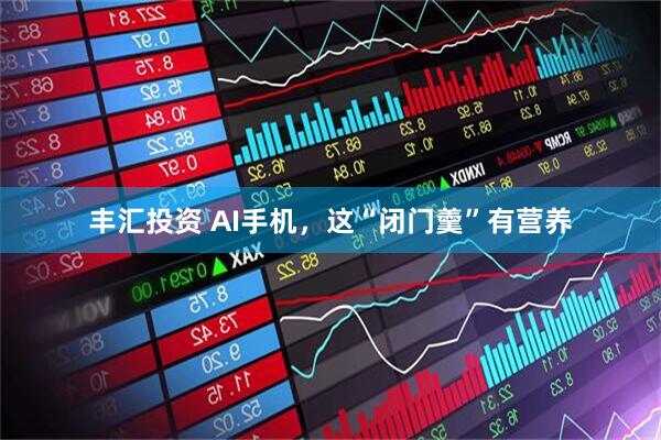 丰汇投资 AI手机，这“闭门羹”有营养